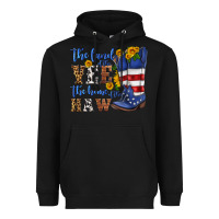 Black the land of the yee the home of the haw Heavyweight Hoodie - HRA Design Shop