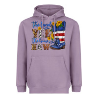 Lavender the land of the yee the home of the haw Heavyweight Hoodie - HRA Design Shop