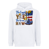 White the land of the yee the home of the haw Heavyweight Hoodie - HRA Design Shop