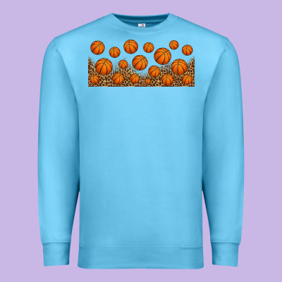 Leopard Basketball 16oz Libbey Glass Premium Sweatshirt Designed By Hra Design Shop