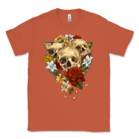 Copper Triangle Flower Skeletons Classic Tee - RanaPortraitStore