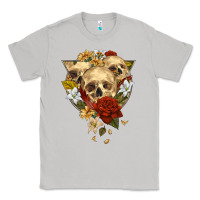 Moon Dust Triangle Flower Skeletons Classic Tee - RanaPortraitStore