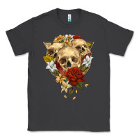 Triangle Flower Skeletons Classic Tee | Teevron