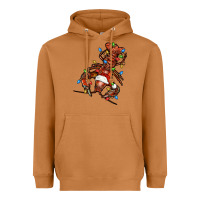 Meerkat Christmas crawfish Heavyweight Hoodie - FaDigitalArtStudio