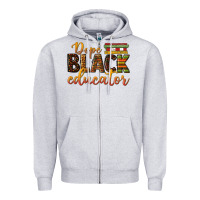 Heather Grey dope black educator Zipper Hoodie - texasbilliewilder