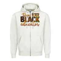 Oatmeal Heather dope black educator Zipper Hoodie - texasbilliewilder