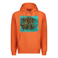 Carrot leopard turquoise Premium Hoodie - RanaPortraitStore