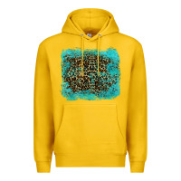 Lemon leopard turquoise Premium Hoodie - RanaPortraitStore