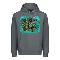 Rock leopard turquoise Premium Hoodie - RanaPortraitStore