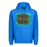 True Royal leopard turquoise Premium Hoodie - RanaPortraitStore