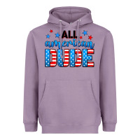 Lavender All American dude Heavyweight Hoodie - Neo Western