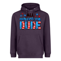 Plum All American dude Heavyweight Hoodie - Neo Western