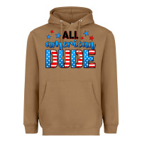 Toasted Coconut All American dude Heavyweight Hoodie - Neo Western
