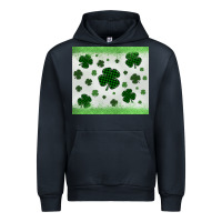Navy shamrock Urban Hoodie - MaliasSmallBusiness
