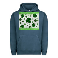 Pigment Midnight Navy shamrock Urban Hoodie - MaliasSmallBusiness