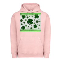 Pigment Salmon shamrock Urban Hoodie - MaliasSmallBusiness