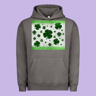 Shamrock Urban Hoodie Designed By Maliassmallbusiness