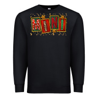 Black mini christmas Premium Sweatshirt - FaDigitalArtStudio