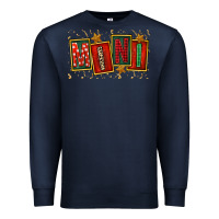 Navy mini christmas Premium Sweatshirt - FaDigitalArtStudio