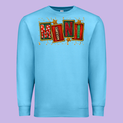 Mini Christmas Premium Sweatshirt Designed By Fadigitalartstudio