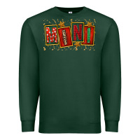 Sports Green mini christmas Premium Sweatshirt - FaDigitalArtStudio