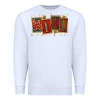 White mini christmas Premium Sweatshirt - FaDigitalArtStudio