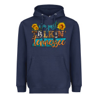 Navy i'm just talking tennessee Heavyweight Hoodie - HRA Design Shop