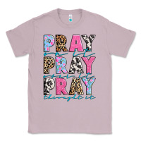 Lilac pray on it pray over it pray throught it Classic Tee - texasbilliewilder