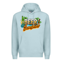 Blue Mist Beer and sunshine Premium Hoodie - NancyCooperArtShop