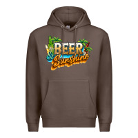 Coffee Beer and sunshine Premium Hoodie - NancyCooperArtShop