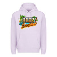 Lilac Beer and sunshine Premium Hoodie - NancyCooperArtShop