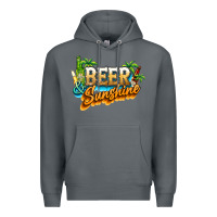 Rock Beer and sunshine Premium Hoodie - NancyCooperArtShop