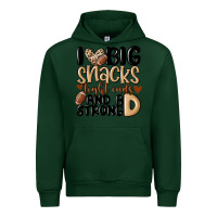 Forest Green i love big sacks tight ends and a strong d Urban Hoodie - MaliasSmallBusiness