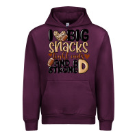 Mauve Wine i love big sacks tight ends and a strong d Urban Hoodie - MaliasSmallBusiness