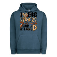 Pigment Midnight Navy i love big sacks tight ends and a strong d Urban Hoodie - MaliasSmallBusiness
