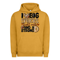 Pigment Peanut Butter i love big sacks tight ends and a strong d Urban Hoodie - MaliasSmallBusiness