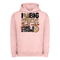 Pigment Salmon i love big sacks tight ends and a strong d Urban Hoodie - MaliasSmallBusiness