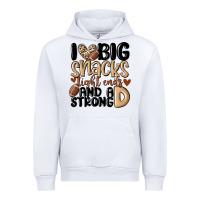 White i love big sacks tight ends and a strong d Urban Hoodie - MaliasSmallBusiness