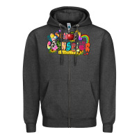 Charcoal Heather school counselor Zipper Hoodie - Zillion Design Studio