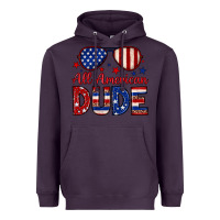 Plum All American dude Heavyweight Hoodie - Neo Western