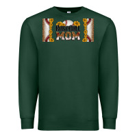 Sports Green leopard baseball mom 16oz libbey glass Premium Sweatshirt - HRA Design Shop