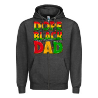 Charcoal Heather dope black dad with stars Zipper Hoodie - texasbilliewilder