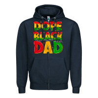 Navy dope black dad with stars Zipper Hoodie - texasbilliewilder