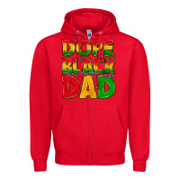 Red dope black dad with stars Zipper Hoodie - texasbilliewilder