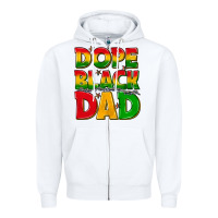 White dope black dad with stars Zipper Hoodie - texasbilliewilder