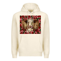 Tofu christmas heifer with candy canes Premium Hoodie - BarkalooDesign
