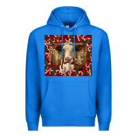 True Royal christmas heifer with candy canes Premium Hoodie - BarkalooDesign
