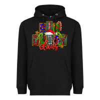 Black Christmas big daddy claus Heavyweight Hoodie - FaDigitalArtStudio