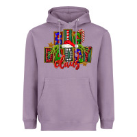 Lavender Christmas big daddy claus Heavyweight Hoodie - FaDigitalArtStudio