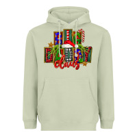 Matcha Christmas big daddy claus Heavyweight Hoodie - FaDigitalArtStudio